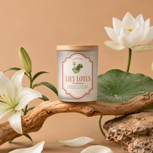 Nến Thơm Hoa Ly & Lotus 120G Giảm Stress
