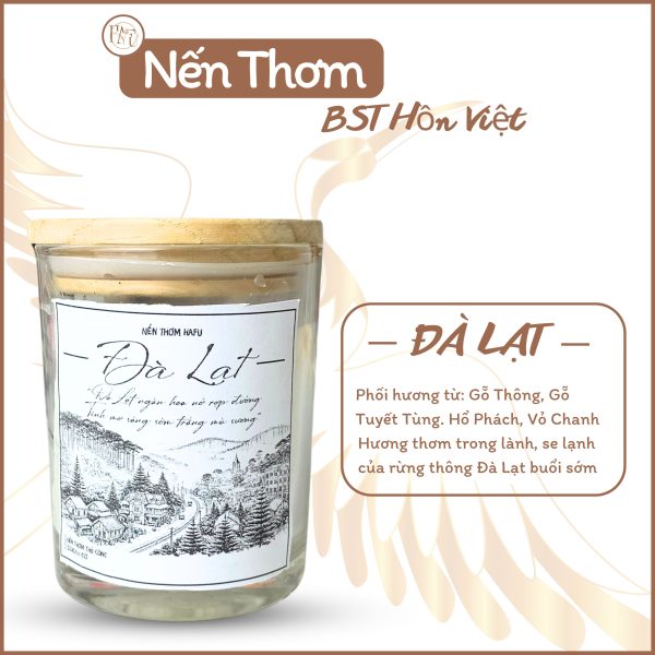 Nến thơm thiên nhiên HaFu – Amber