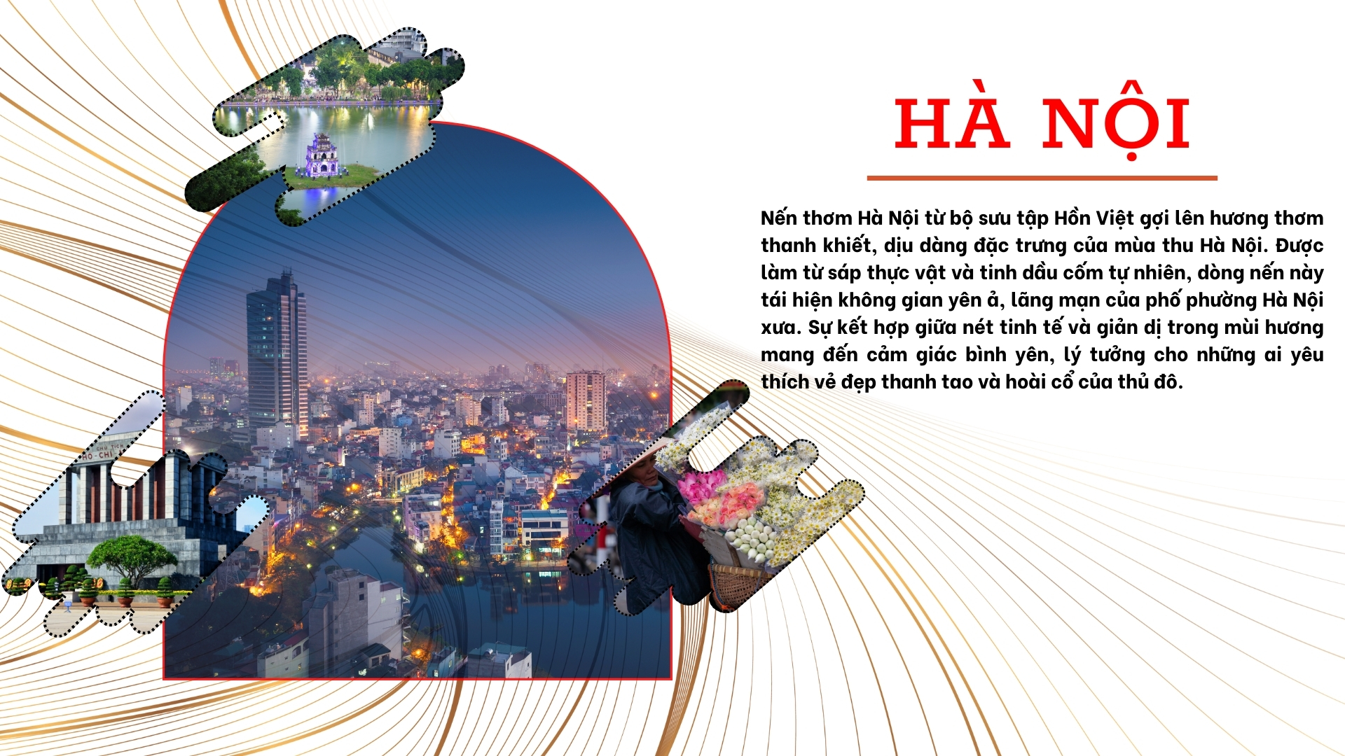 Nến thơm Hà Nội hương lavender cổ điển