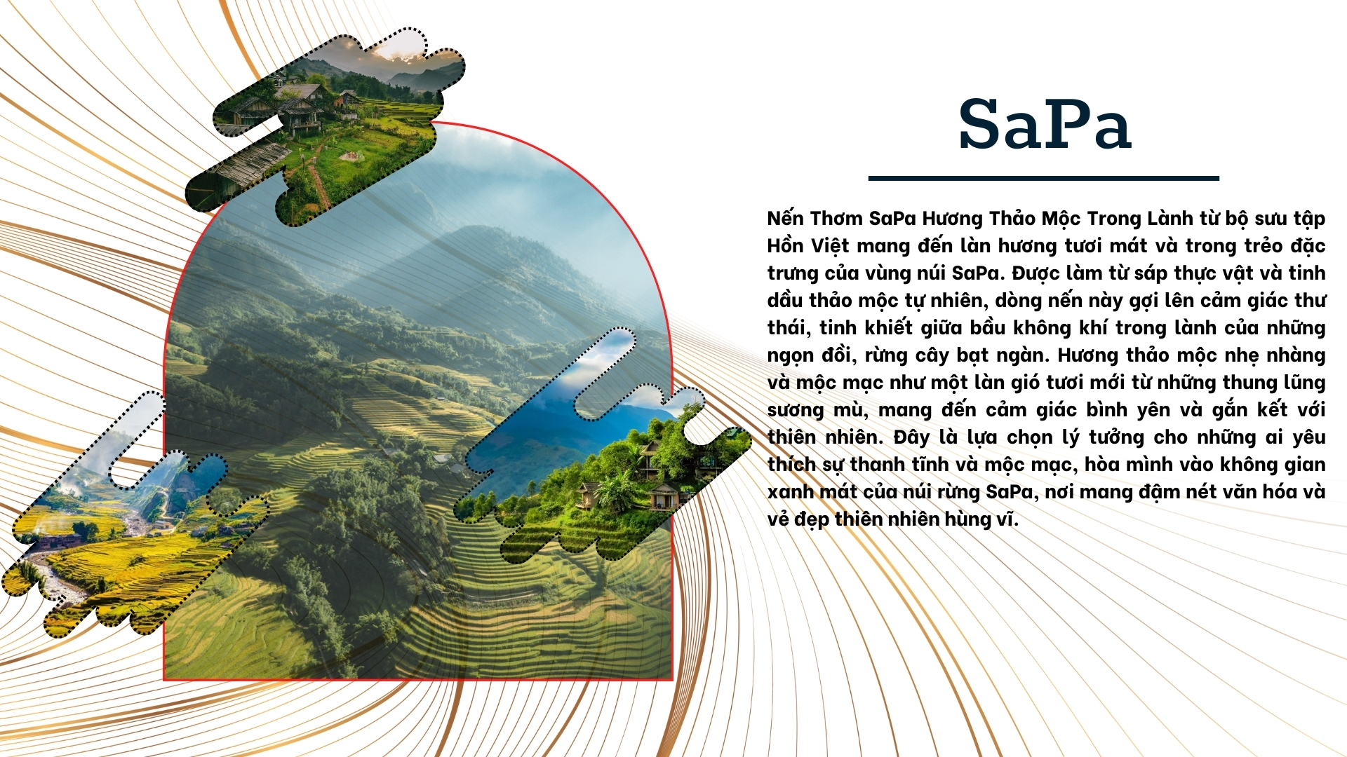 Nến thơm SaPa hương thảo mộc