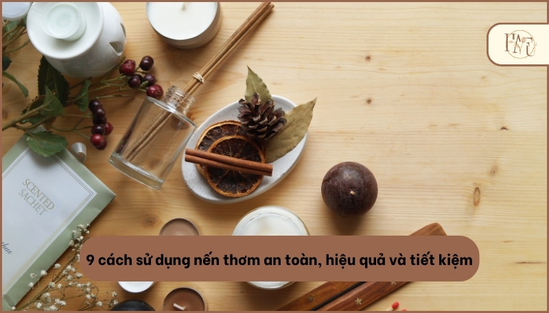 cách sử dụng nến thơm