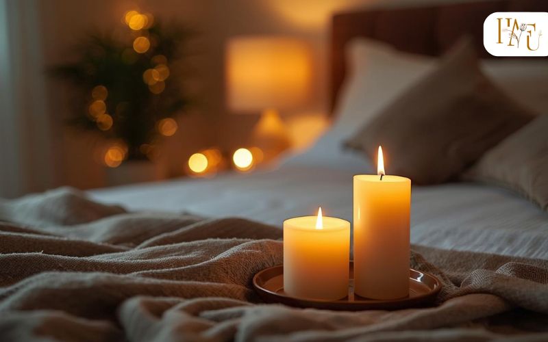 Lợi ích của nến thơm trong không gian phòng ngủ